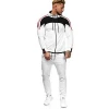 Wholesale Male Sports Training Jogging Suits Hooded Sweatshirts Sets Fitness Workout Tracksuits