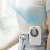 Wholesale mini portable custom folding fans waist clip fan for outdoor
