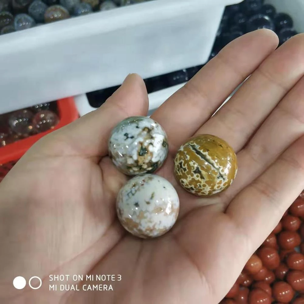 Wholesale Natural ocean jasper ball/sphere for decoration or gift
