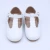 Import wholesale new style white genuine leather kids t bar shoes from China