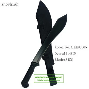 wholesale outdoor gear fixed blade hunting knife with plastic handle 95005
