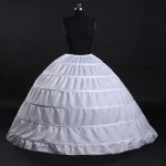 Wholesale petticoats 6 hoop wedding petticoat for wedding gown