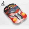 Wholesale ping pong paddle high quality paddle professional with two table tennis balls for outdoor activity
