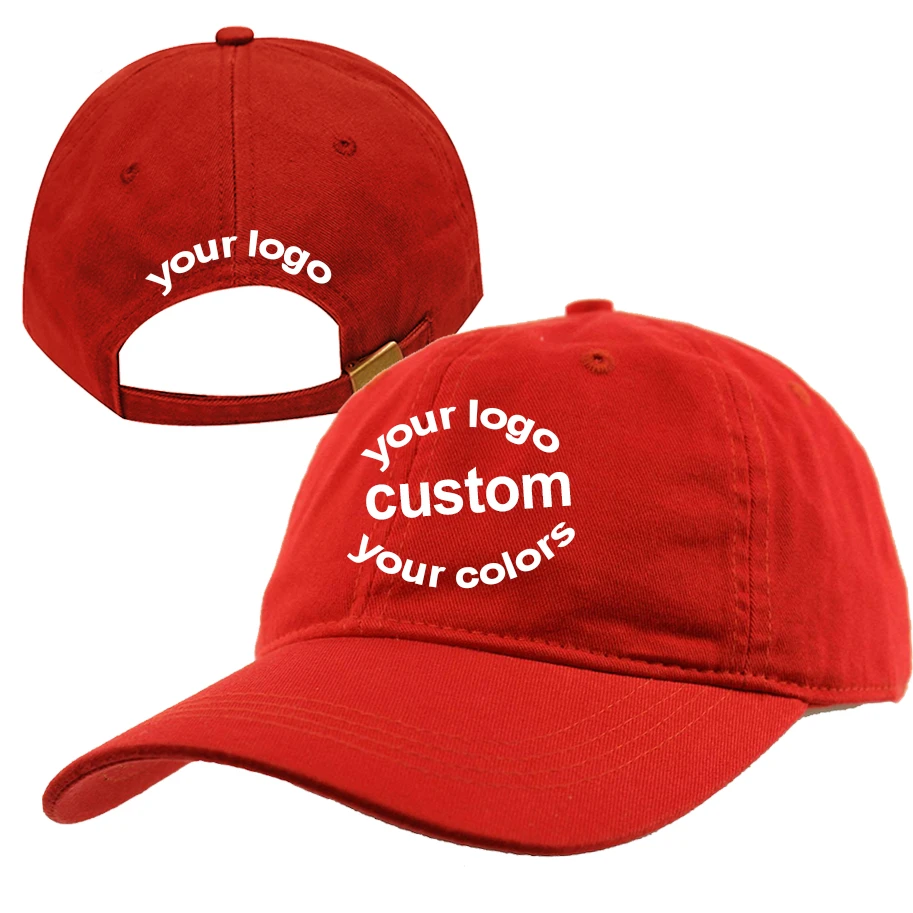 Wholesale Plain baseball cap blank dad hats unstructured polo caps wholesale Custom baseball hat embroidery custom plain dad hat