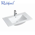 Wholesale Price Modern Design Bathroom Equipments Thin Edge Ceramic Bathroom Sink