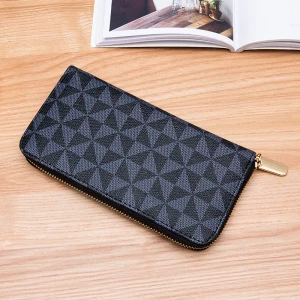 wholesale purses 2020 square polyurethanes material long wallet for men women leather wallets