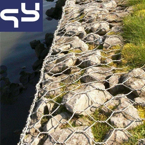Wholesale PVC Coated Hexagonal Gabion Box for Stone Wire Mesh Cage retaining wall