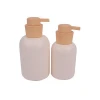Wholesale Shower Gel Bottle 300ml 500ml Custom Made plastic shampoo bottle with pump