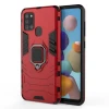 Wholesale TPU+PC bumper phone case for samsung galaxy A21S with Car Magnetic and Ring Holder
