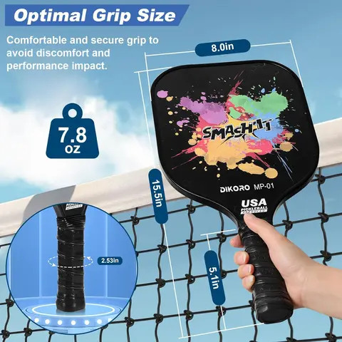 Buy Wholesale Usapa Approved Pro Pickle Ball Rackets Durable Fiberglass ...