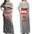 Import wholesale womens boutique clothing Original Polynesian Retro Tribal One-shoulder Floor-Length Dresses from China