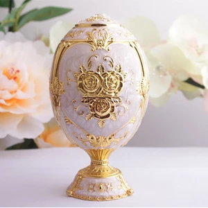 Wholesale Zinc Alloy Automatic Rose Electroplating Eamel Metal Craft Toothpick Holder for Home Collection