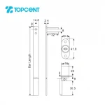 wholesale zinc alloy furniture chain drawer lock