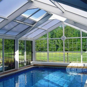 Winter Garden Wall Solarium Anodized Commercial Glass Houses