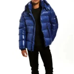 Winter Warm Large Size Cotton-padded New Color Matching Hooded Removable Hat Coat Outdoor Mens Down Jackets