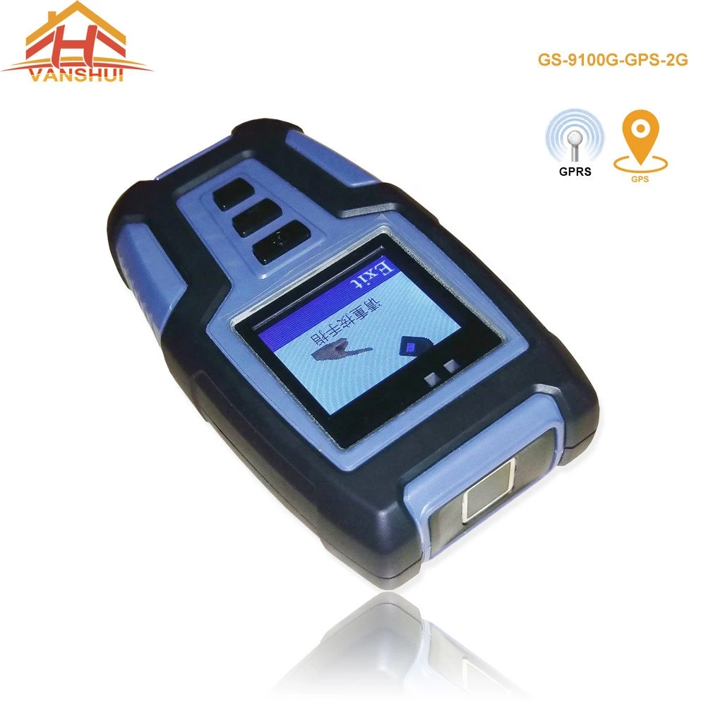 Wireless GPRS and GPS Communication Fingerprint Smart Card Guard Tour Patrol System IP68 Waterproof (GS-9100-GPS-2G)