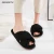 Import Women Sheep Indoor Slippers Wholesale Cheap Fur Slides Vegan Faux Fur Slippers from China