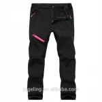 Women Thicken Fleece Slimming Softshell Climbing Pants