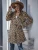 womens fashion Imitation fur plus size coat for ladies winter Leopard cardigan long coats fall 2020 women clothes