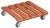Import Wood plastic composite plant caddy 12 inch plastic lumber lattice trolley, square &amp; round plant dolly with brakes from China