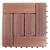 Import Wooden 3D embossed Deck Tiles waterproof WPC DIY flooring Exterior Usage deep wood grain composite interlocking tile from China