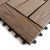Import Wooden 3D embossed Deck Tiles waterproof WPC DIY flooring Exterior Usage deep wood grain composite interlocking tile from China