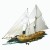 Import wooden Harvey Sailing Model ship Kit Pirate ship Sailboat replica Toys DIY toys at home for adult from China
