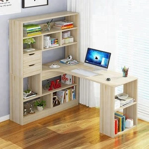 Wooden Home&Office Computer Desk Bookcase Shelf Cube Storage Shelf Laptop Stand PC Office Desk