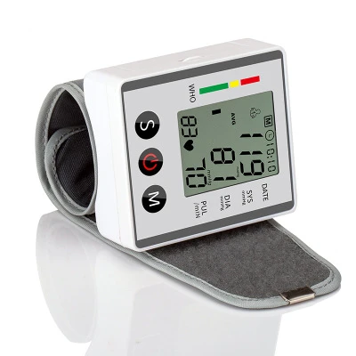 Wrist Smart Blood Pressure Heart Rate Monitor Home and Hospital Digital pressure checking machine price