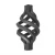 Import Wrought iron  decorative balusters metal  Iron baskets from China