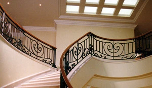 wrought iron railings for interior stairs FH-024