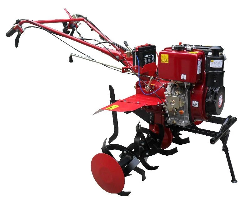 WY-1100B High quality 9.0Hp 186Diesel engine powered Tiller/cultivator ,small farming machines