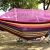 Import XY-DC002 Outdoor Rainbow Fabric Hammock with Space-Saving Steel Stand Travel Camping from China