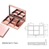Y239-2 YUSI 5 Color Eyeshadow Palette Private Label Makeup Cosmetic Packaging Empty Eye Shadow
