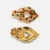 Import ZA Hot Sell New Design Wholesale Charm Statement Dangle Stud Earrings Gold Plated Jewelry from China