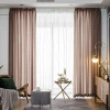ZHONGHUA wholesale window sheer voile fabric curtains with size  52"x84"