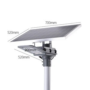 Zhongshan Wholesale Lithium Battery Outdoor Smart Solar Panel Luminaires Bajaj Solar Led Street Light Price