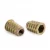 Import Zinc plated wood insert nut for furnitures M4x10mm from China
