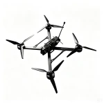 Fengren 13 Fiber Optic Version Heavy Lift FPV Quadcopter, 8S High Speed Long Endurance Payload Drone