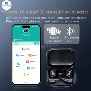 Smart Bluetooth Translation Earbuds AI Language Translator Headsets