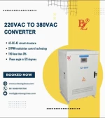 110-460V single phase to 3 phase 220V-480V AC voltage converter