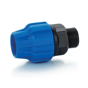 PP Compression Fitting-HDPE Compression fitting-Hdpe Fitting-Pipe Fitting-Push Fitting-Adaptor X MBSP