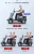 Import Small Low Speed Electric four Wheeler open body sightseeing with 2 seatings and a baby seat with Led Headlight and mode from China