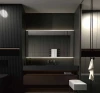 DREAM Modern Rectangle Acrylic Framed LED Bathroom Smart Vanity Wall Mirror with Light