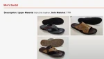 Men's Leather Sandal Shoe
