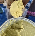 Shea butter sourced from Ivory Coast, suitable for cosmetic and food grade bulk wholesale purposes.