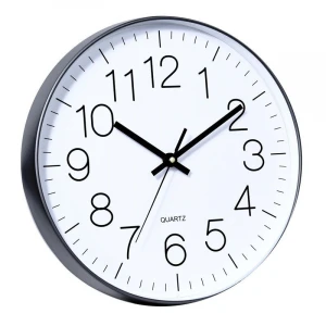 12 inch Classic Black Quartz Wall Clock