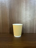 Disposable PE Coated Paper cup 8oz Ripple Wall Wholesale Supplier