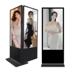 55 inch double side screen floor stand digital signage