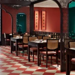 Cafe rattan wooden dining chairs, restaurant furniture solid wood dining tables and chairs manufacturer